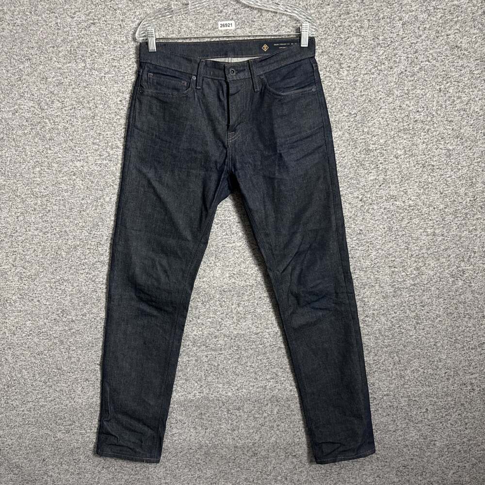 Roark Men's Size 30x32 Dark Wash Blue Raw Denim HWY 128 Jeans